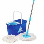 Kleeno by Cello Easy Clean Spin Mop Bucket with 2 Refill