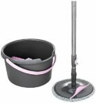 Amazon Brand -Flat Spin Mop with Scrubber