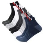 SJEWARE 5 Pairs Stripped Ankle Socks for Men & Women