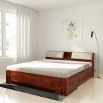 Amazon Brand - Solimo Cazz King Size Solid Sheesham Wood Bed