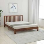 Amazon Brand - Solimo Petra Solid Sheesham Wood Queen Bed