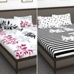 Story@home 240 TC Cotton King Floral Flat Bedsheet